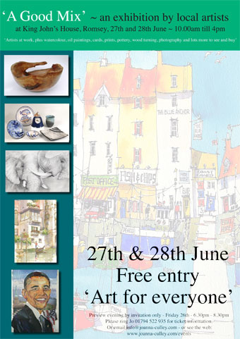 A Good Mix Exhibition Poster